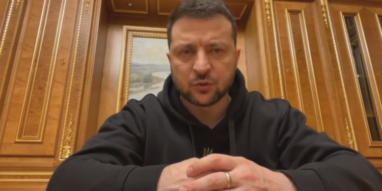 Зеленський подякував нашим військовим за відбиття ракетного удару росіян і сказав, що сьогоднішня атака – це виклик НАТО і колективній безпеці (ВІДЕО)