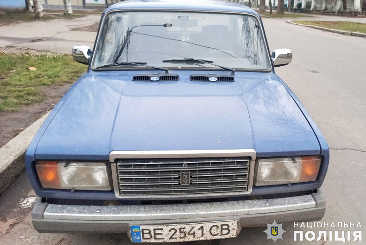 На Миколаївщині викрали автомобіль ВАЗ-2107 та мопед Honda Dio (ФОТО)