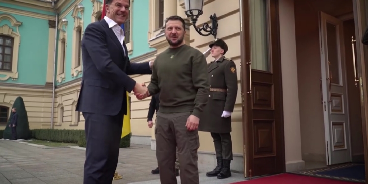 В Київ приїхав премʼєр-міністр Нідерландів Марк Рютте (ВІДЕО)