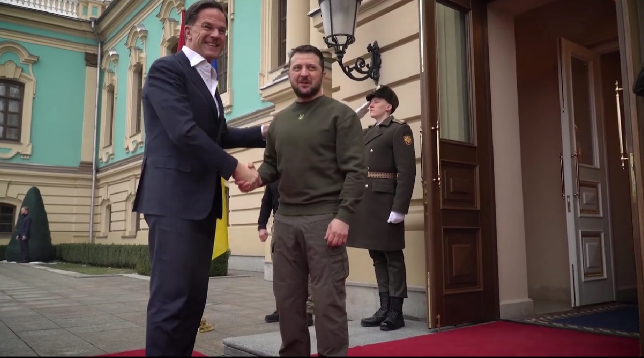 В Київ приїхав премʼєр-міністр Нідерландів Марк Рютте (ВІДЕО)