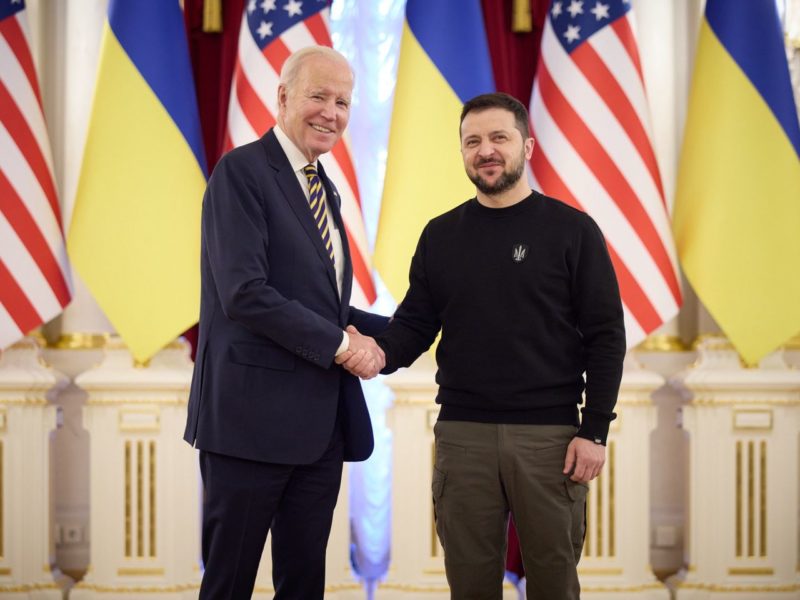 А тепер офіційно: Зеленський подякував Байдену за візит до України (ФОТО, ВІДЕО)
