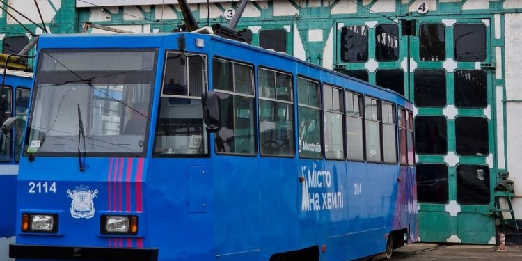 Від завтра в Миколаєві тимчасово змінюється маршрут трамваю №6