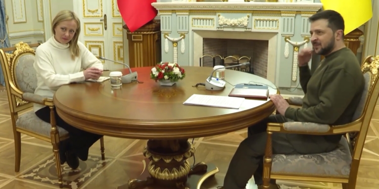 В Київ приїхала прем’єр-міністр Італії Джорджа Мелоні (ВІДЕО)