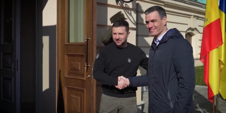 Володимир Зеленський зустрівся з прем’єр-міністром Іспанії (ВІДЕО)