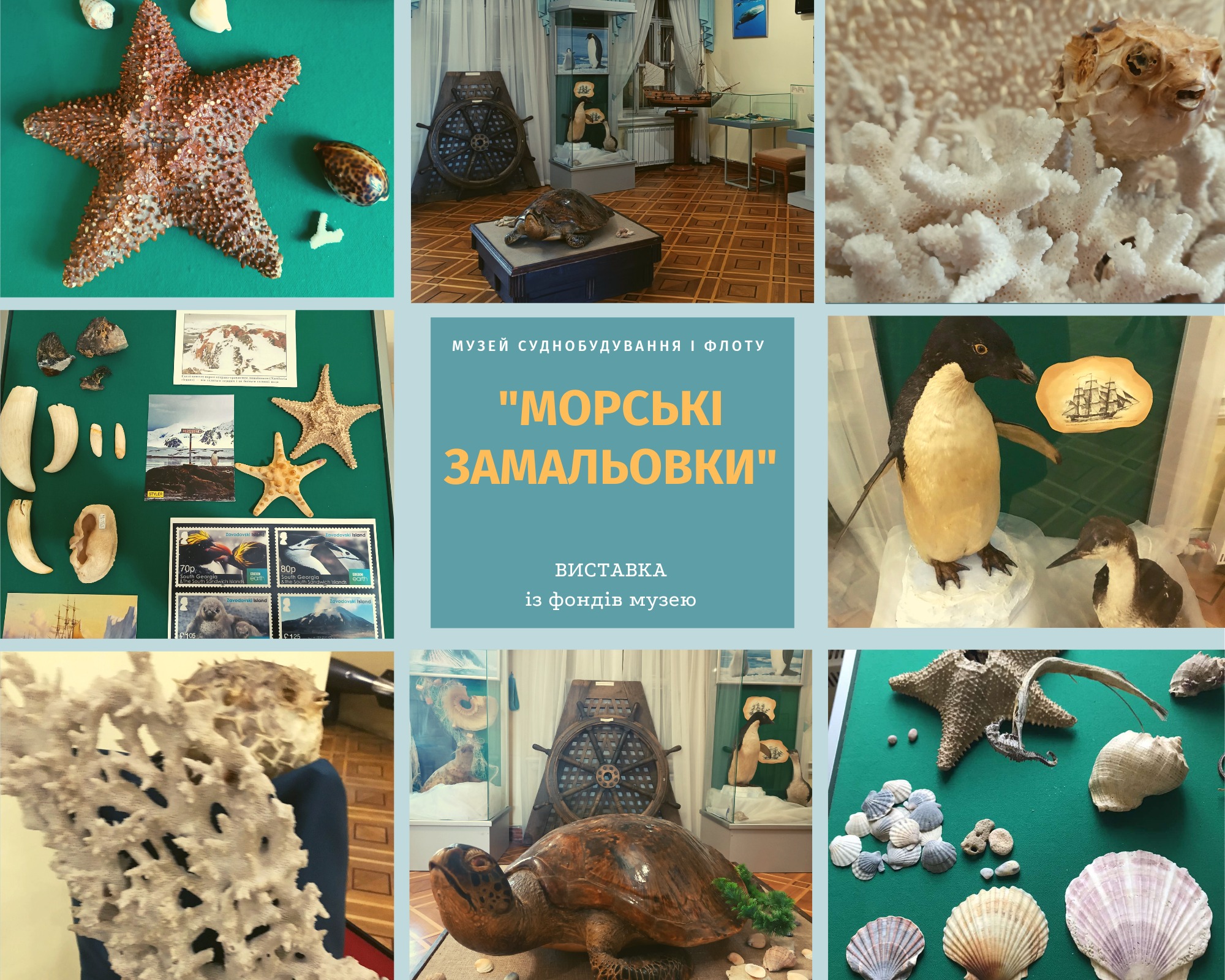 В день роковин російського вторгнення музей суднобудування в Миколаєві відкрив виставку «Морські замальовки»