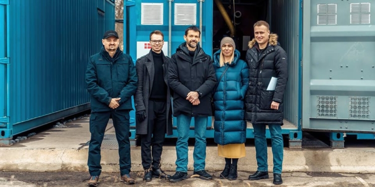 «Миколаївоблтеплоенерго» отримало від ЮНОПС та уряду Данії 13 мобільних модульних котелень