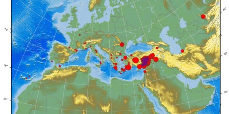 Землетруси зафіксували не тільки у Туреччині та Сирії (КАРТИ)