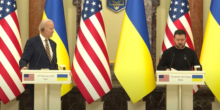 Брифінг Зеленського і Байдена в Києві (ВІДЕО)