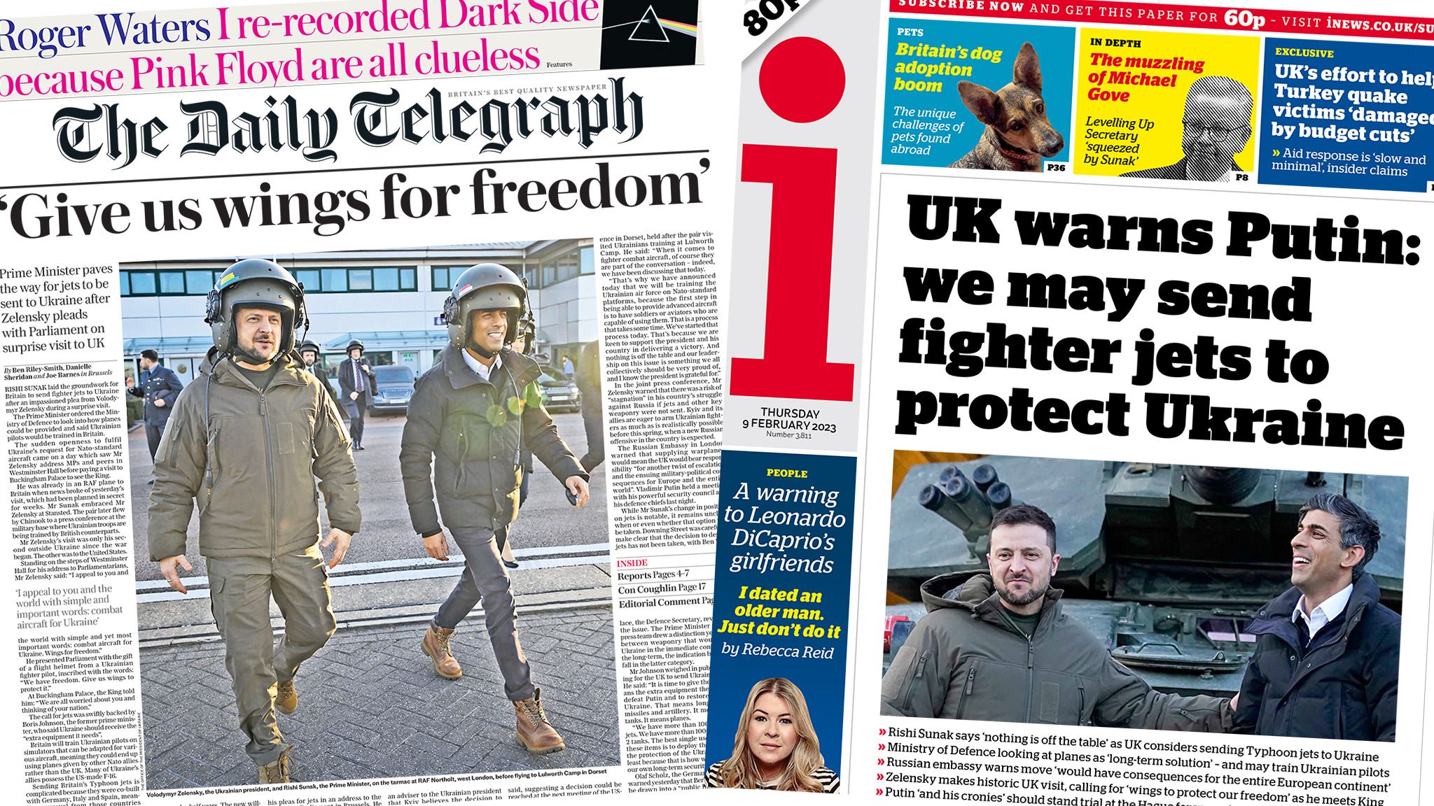 “Дякую за чай, дайте літаки”. Про що пише британська преса після візиту Зеленського (ФОТО)