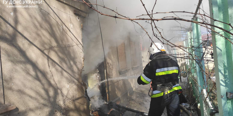 На Миколаївщині за минулу добу було 5 «мирних» пожеж. На одній з них загинув 60-річний чоловік (ФОТО)