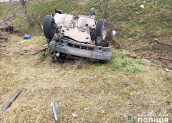 ДТП на Миколаївщині: легкова автівка злетіла в кювет, водій згодом помер в лікарні (ФОТО)