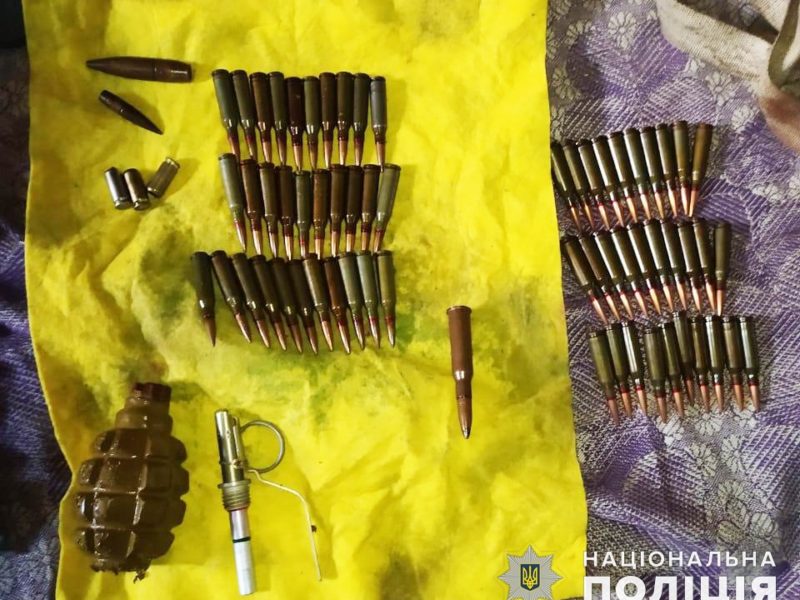 На Миколаївщині у жителів Вознесенська та Веселинове знайшли гранату та патрони (ФОТО)