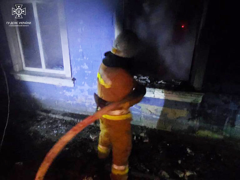 На Миколаївщині було 6 пожеж за добу. На одній з них загинув 58-річний чоловік (ФОТО)