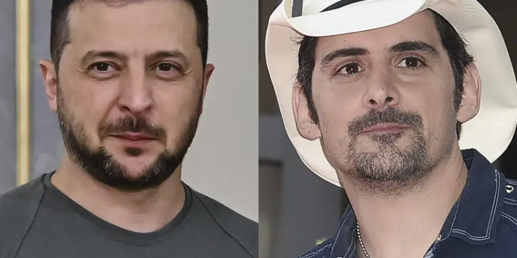 Розмова з Зеленським стала частиною музичної композиції Бреда Пейслі (ВІДЕО)