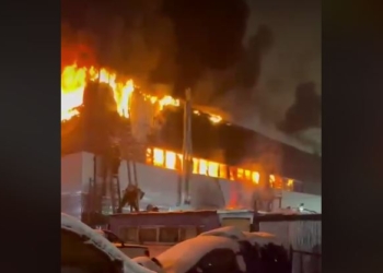В Москві знову сильно горить, чули вибухи (ВІДЕО)