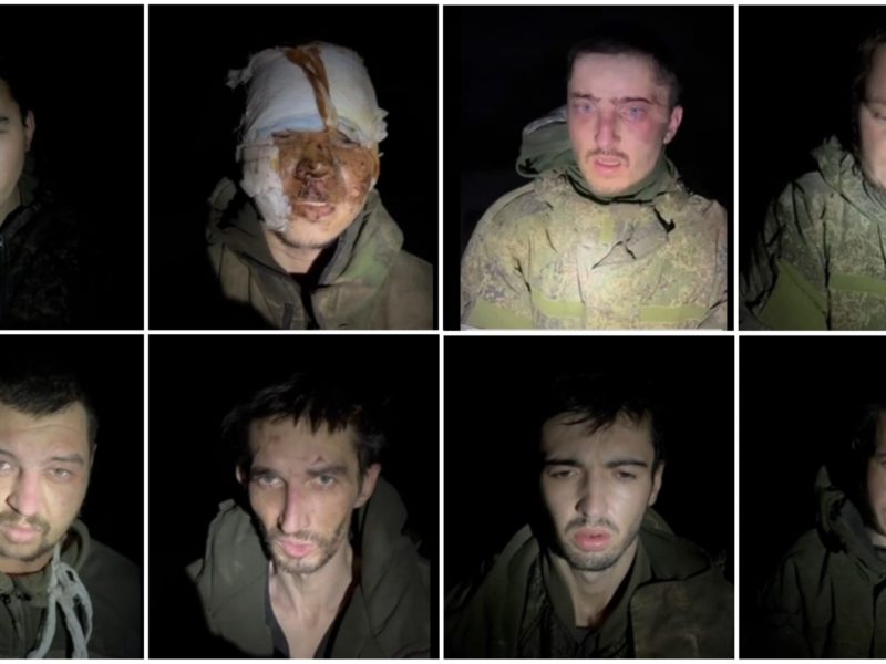 На Донбасі взяли у полон групу морських піхотинців РФ (ВІДЕО)