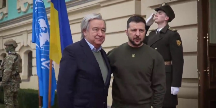 Генеральний секретар ООН приїхав до Києва (ВІДЕО)