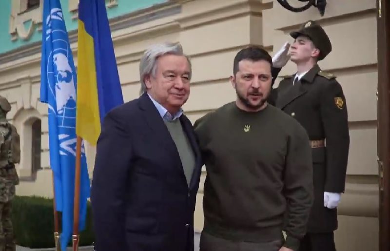 Генеральний секретар ООН приїхав до Києва (ВІДЕО)
