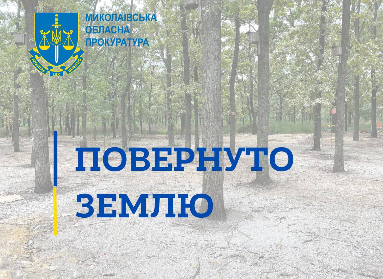 На Миколаївщині в державну власність повернули ще 4 га землі лісового фонду, які були передані під сільське господарство