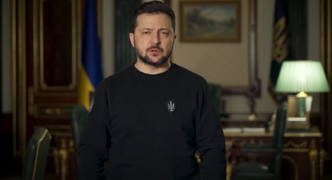 Звернення Зеленського  – про рішення МКС щодо путіна, ситуацію на фронті і вдячність ССО, зокрема очаківським “морським котикам” (ВІДЕО)