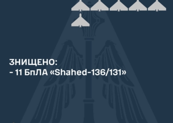 Нічна атака російсько-іранських дронів: знищено 11 із 16 «шахедів»