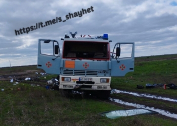 На Миколаївщині підірвався на міні автомобіль ДСНС – одна людина поранена (ФОТО)