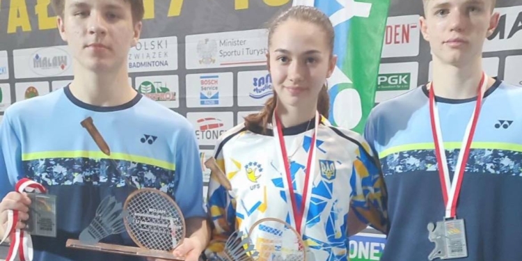 Миколаївські бадмінтоністи зібрали врожай нагород на міжнародному турнірі в Польщі