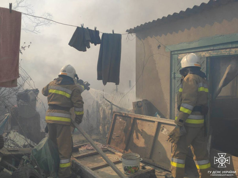 На Миколаївщині за добу загасили три пожежі (ФОТО)