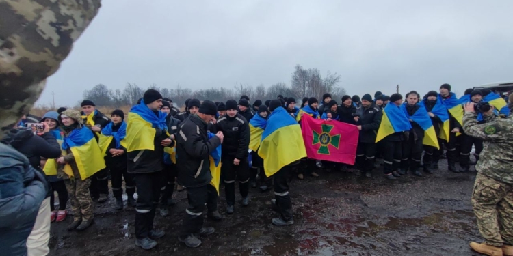Серед звільнених сьогодні з російського полону – 21 миколаївський морпіх (ФОТО)