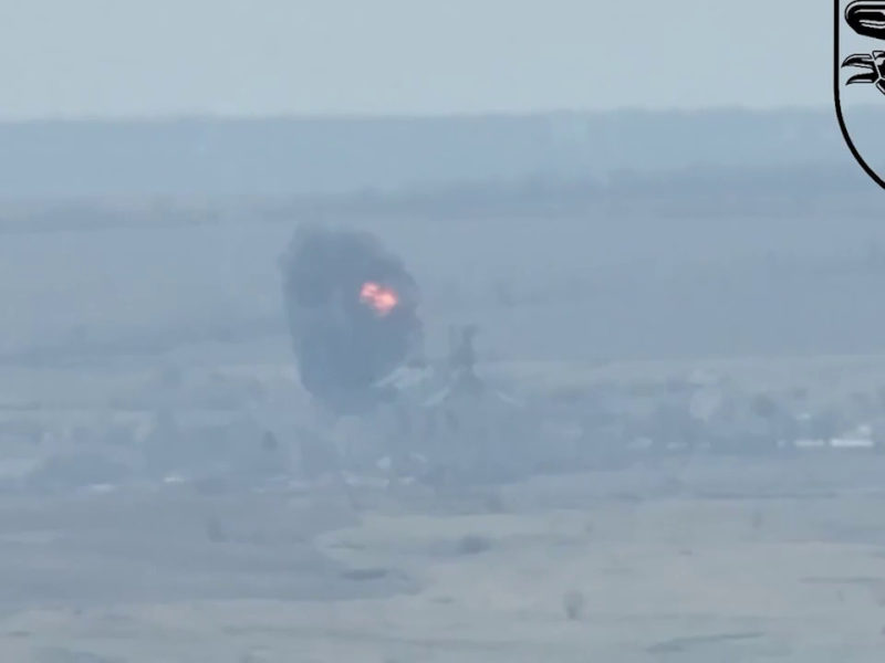 Під Бахмутом ЗСУ збили ворожий Су-24 (ВІДЕО)