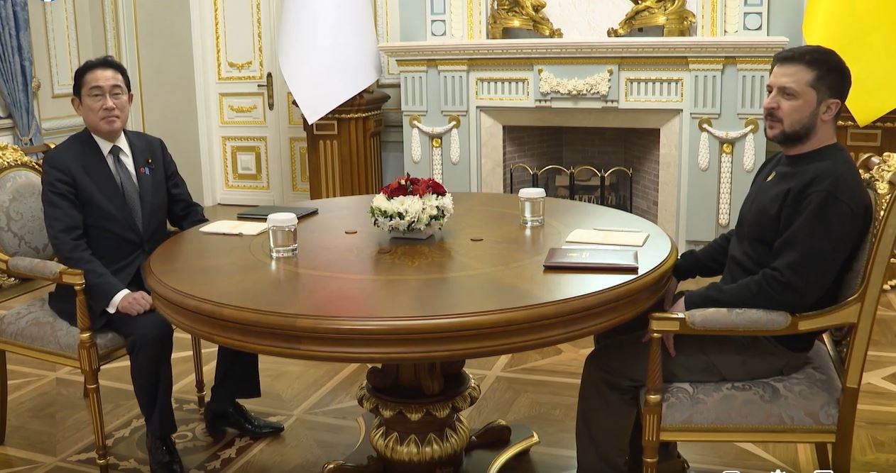 Відбулася зустріч Володимира Зеленського з премʼєр-міністром Японії Фуміо Кішідою (ВІДЕО)