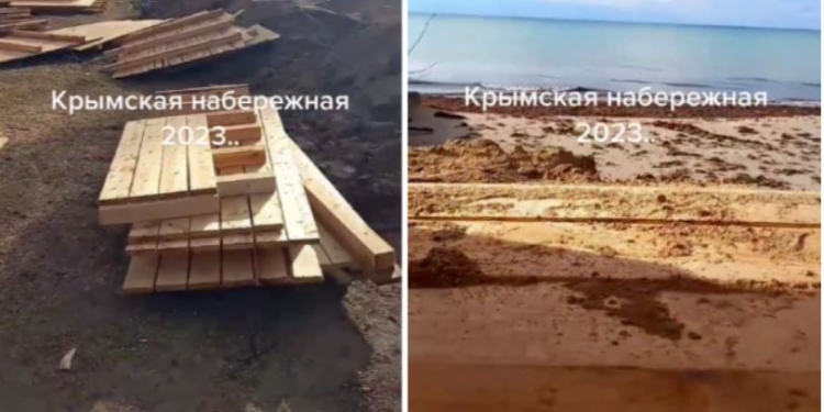 До першого шторму. Росіяни вирили вздовж пляжів у Криму сотні кілометрів окопів (ВІДЕО)