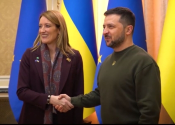 Зеленський у Львові зустрівся з президенткою Європарламенту (ВІДЕО)