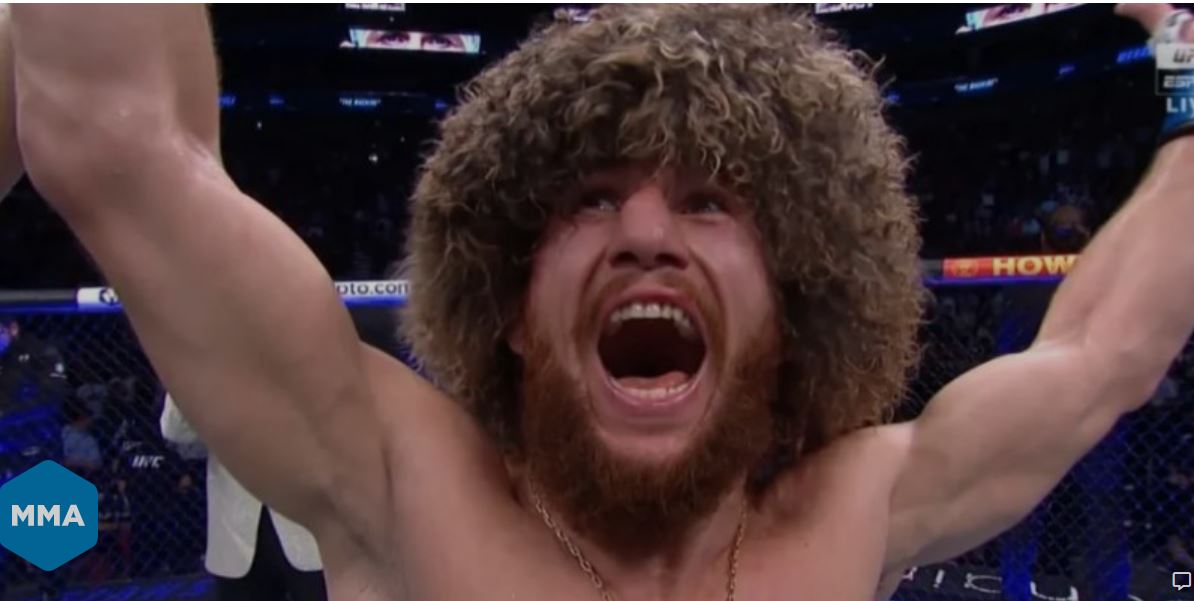 Грузинський боєць UFC закінчив переможний бій з росіянином вигуком «Слава Україні!» та закликом зупинити війну (ВІДЕО)