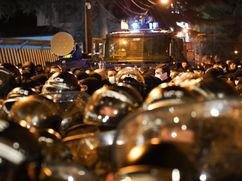Вночі на акції протесту в Тбілісі поліція затримала 66 людей