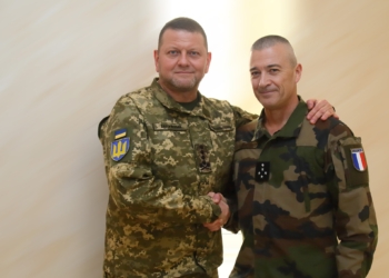 Україну вперше відвідав начальник Об‘єднаного штабу Збройних Сил Франції – про що вони говорили з Залужним
