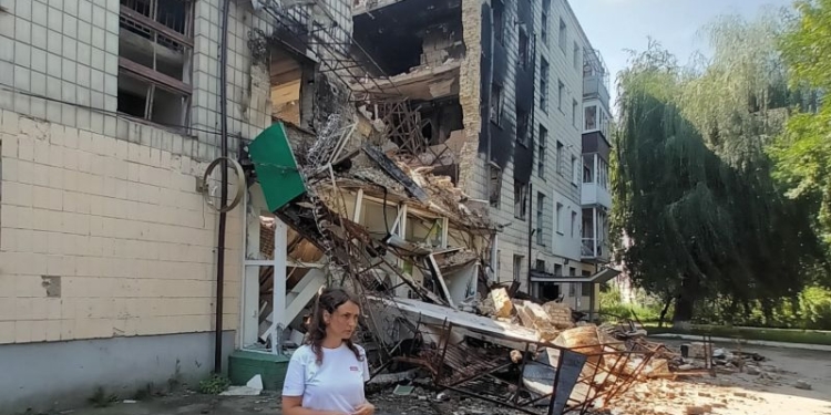 На Миколаївщині дві міжнародні компанії планують перетворювати уламки зруйнованих війною будівель на матеріали для зеленої реконструкції сіл