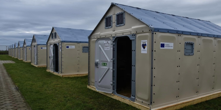 На Миколаївщині вже встановлений 101 модульний будинок для ВПО і місцевих мешканців, чиє житло пошкоджено російськими обстрілами (ФОТО)