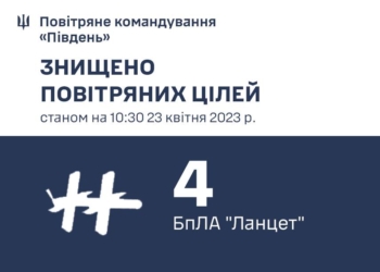 Доліталися: на Миколаївщині та Херсонщині знищено 4 російських «Ланцети» (ФОТО)