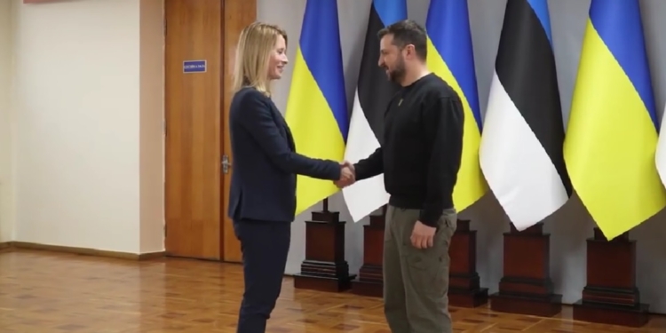 В Україну приїхала прем’єр-міністр Естонії Кая Каллас (ВІДЕО)