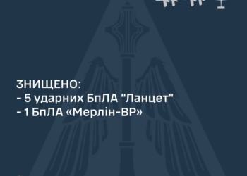 На Херсонщині знищено 6 російських БпЛА