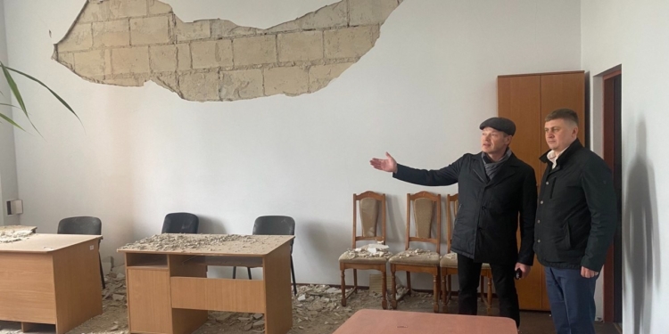 Внаслідок обстрілів Миколаєва російськими «Калібрами» постраждав і апеляційний суд