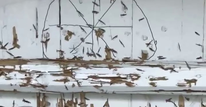 Святиня. Охорона УПЦ МП у Лаврі кидала ножі у двері XVIII століття (ВІДЕО)