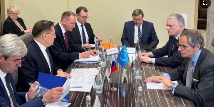 Ґроссі обговорив з росіянами ядерну безпеку на ЗАЕС – вони хочуть експлуатувати її безпечно