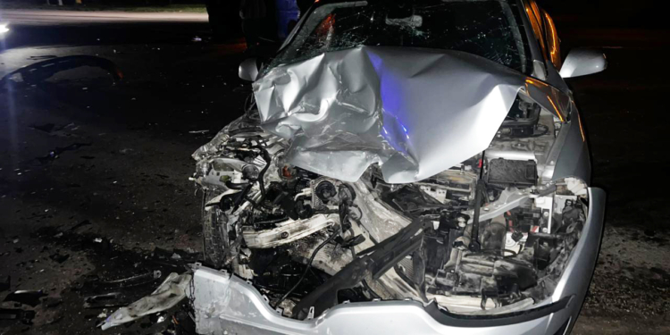 На Миколаївщині в ДТП за участі поліцейського зазнали травмувань п’ятеро осіб, у тому числі двоє дітей