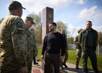 Зеленський відвідав прикордонників на кордоні з Польщею і Білоруссю (ФОТО, ВІДЕО)