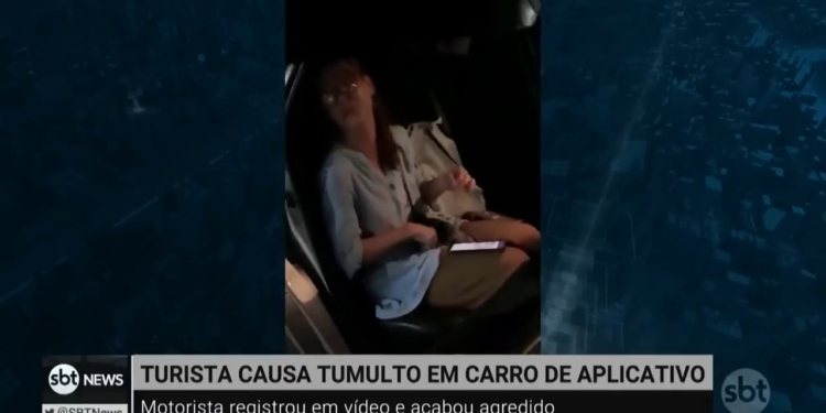 Нова “зірка Інтернету”. В Бразилії неадекватна росіянка накинулась на таксиста (ВІДЕО)