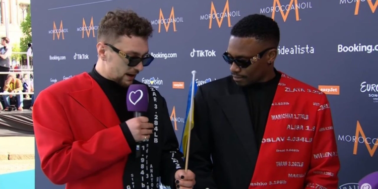 Відкриття «Євробачення-2023»: наш дует TVORCHI з’явився в дуже символічному вбранні (ФОТО)