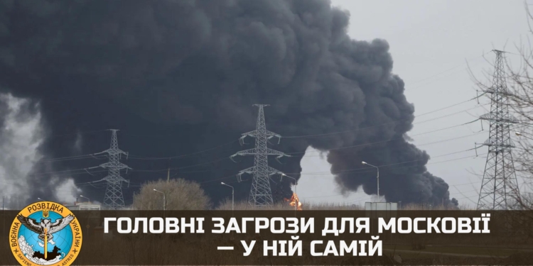 Вибухи на військових об’єктах в рф — наслідки збройної агресії проти України, – ГУР МО