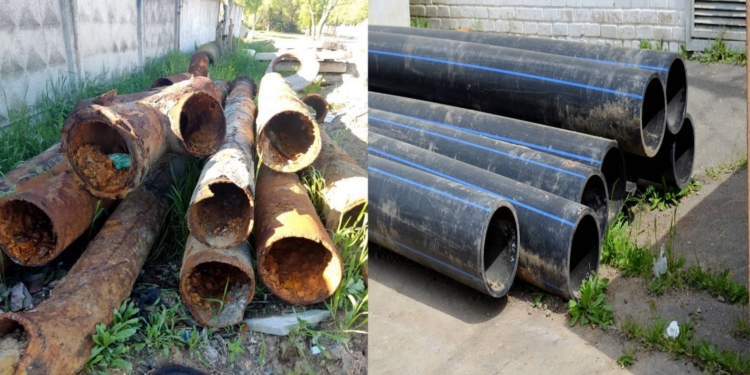 «Миколаївводоканал» замінює на «Північному» 1 км водопровідної мережі – роботи обіцяють завершити до кінця червня (ФОТО)